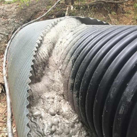 corrugated drainage pipe