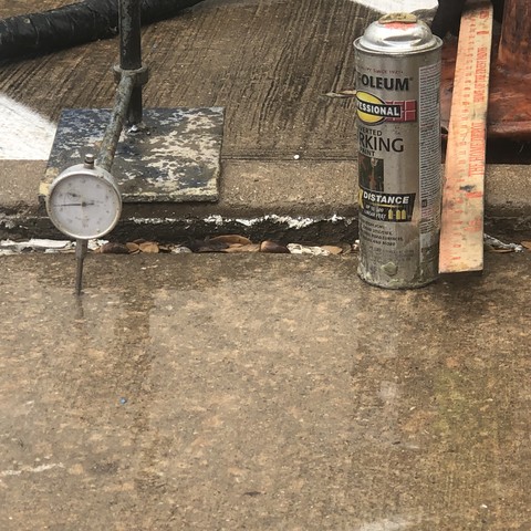 sidewalk lifting, time lapse