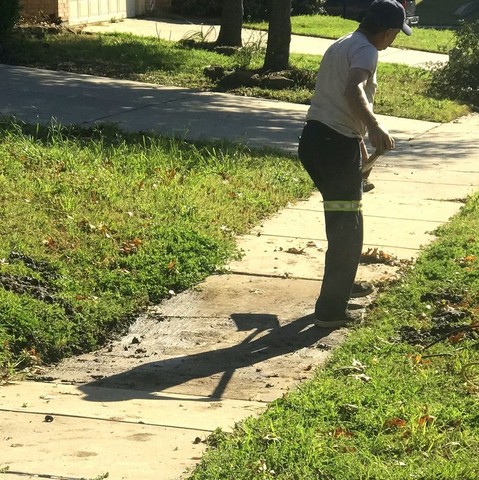 residential sidewalk lifting