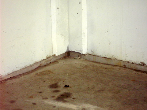 BEFORE foundation settlement, warehouse, tilt wall, polyurethane foam lifitng