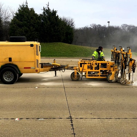 gang drill, pneumatic drill