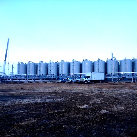 industrial plant, foundation lifting